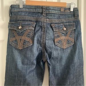 Kut from the Kloth Natalie High Rise Bootcut Jewelled Pocket Jeans